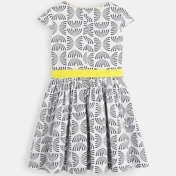 OKAIDI Chic Printed 100% Cotton Dress | 12A/Y - Picture 7 of 15